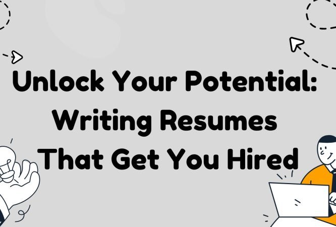 Yellow and Blue Illustrative Writing Tips Presentation