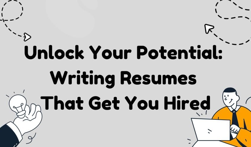 Yellow and Blue Illustrative Writing Tips Presentation